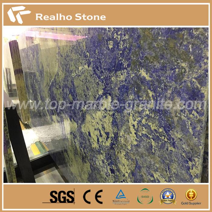 Blue sodalite stone slabs Blue sodalite stone slabs