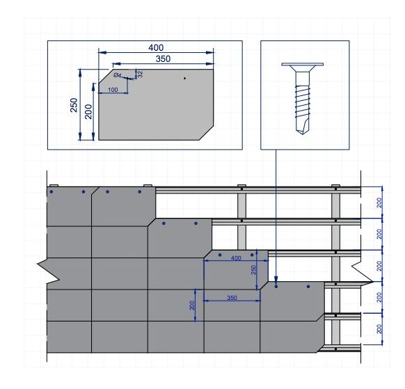 Slate Installation Drawing