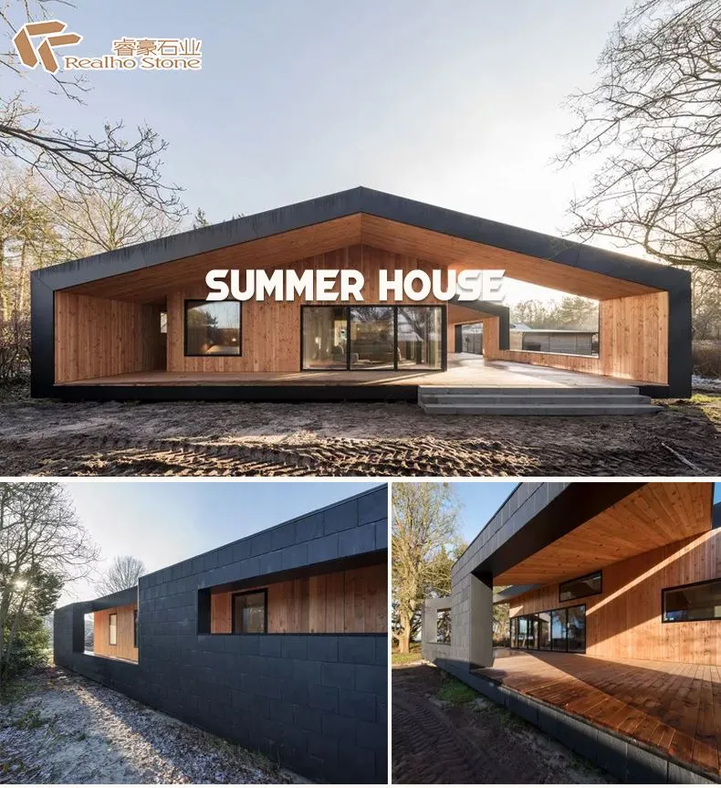 Black Slate Roof Tiles and Wall Cladding