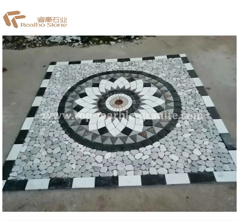 slate mosaic medellion