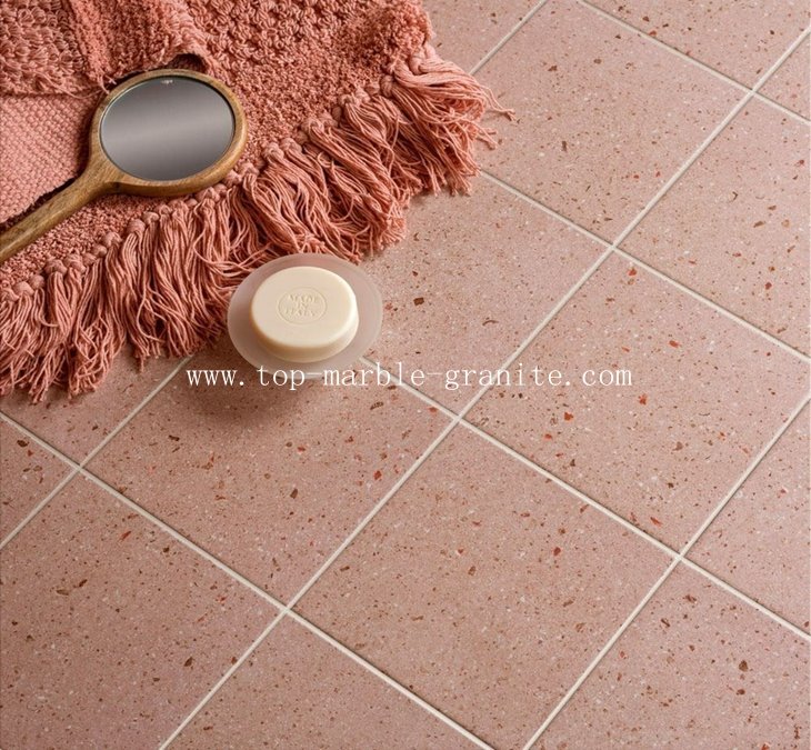 Pink Terrazzo Slab Pink Terrazzo Slab