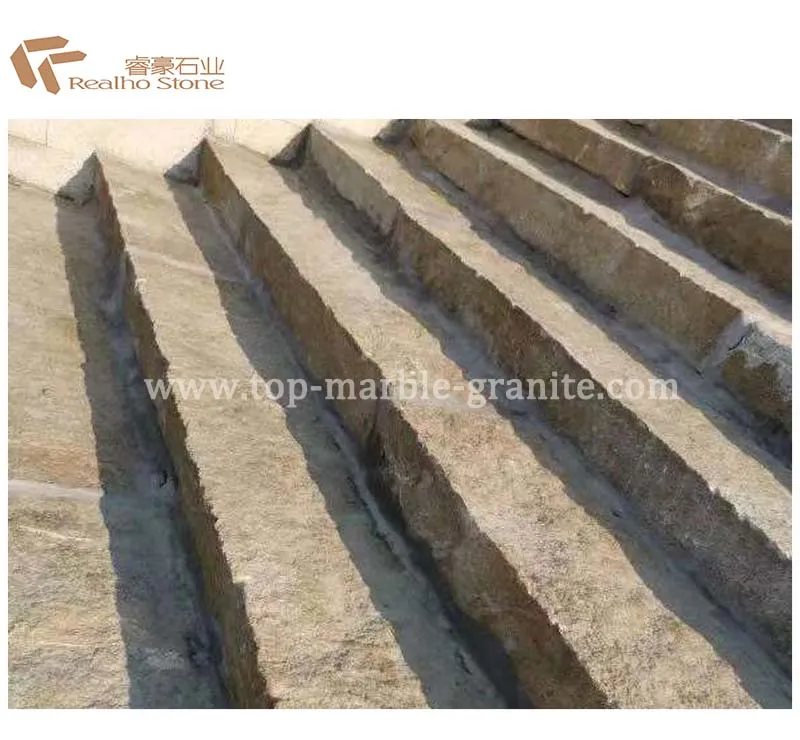Granite step for outer road