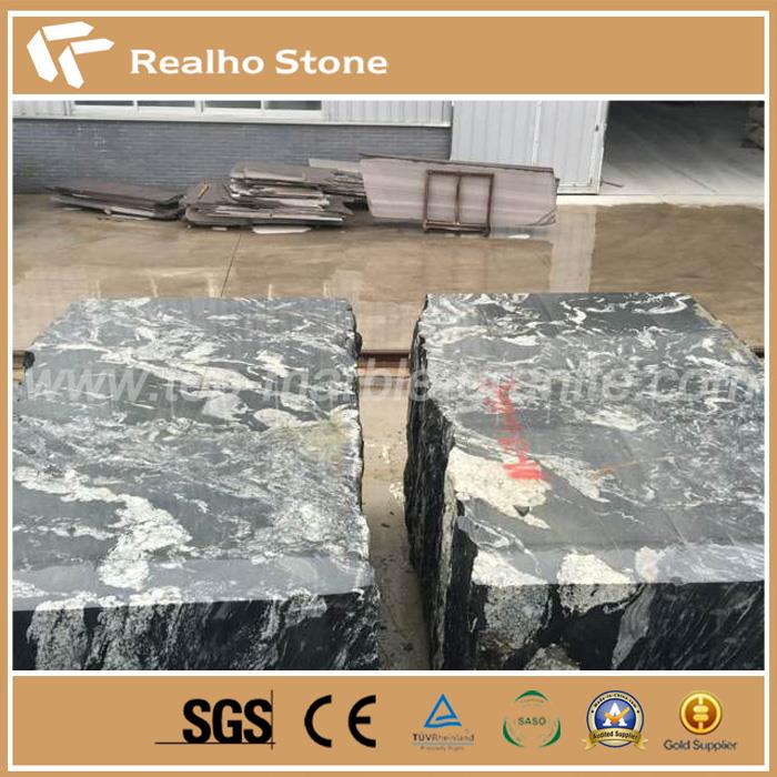 Imperial Black Exotic Granite Slabs For Flooring Designs
