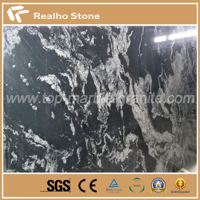Imperial Black Exotic Granite Slabs For Flooring Designs