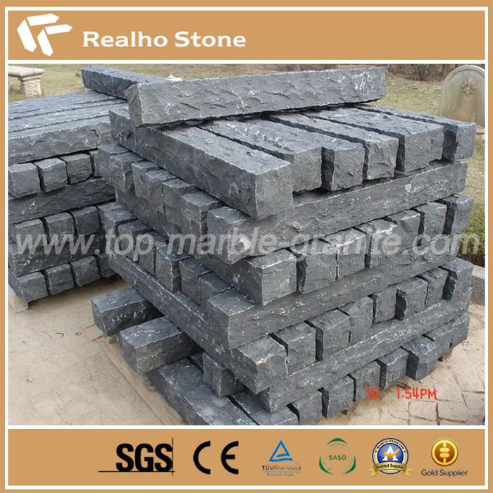 Natuurlijke Split Zhangpu Zwarte Graniet Kerb Stone