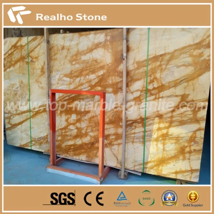 Italian Giallo Siena Marble Slabs