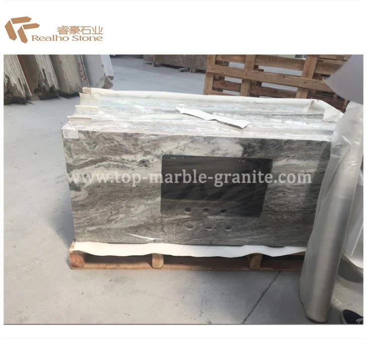 Fantasy Brown Granite With White Cabinets