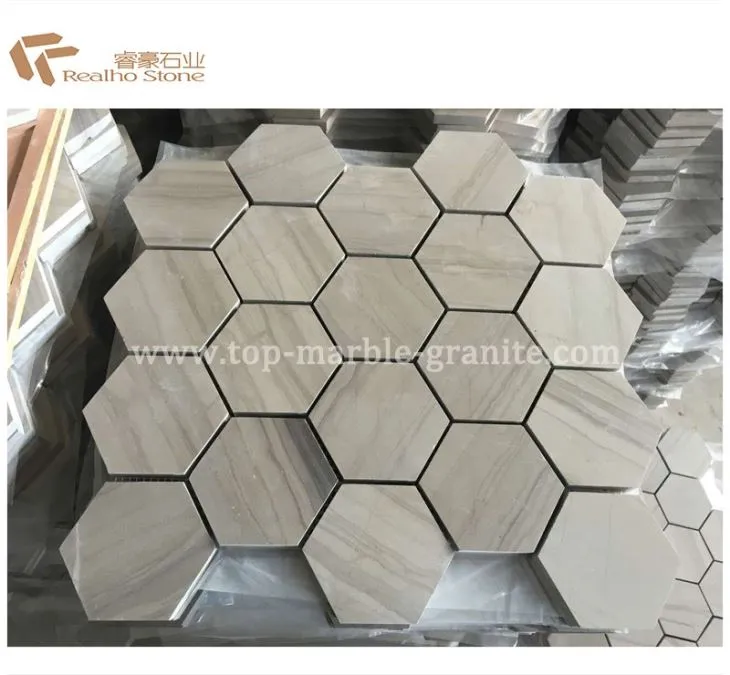 Hexagon Marble Mosaic Tile Patterns
