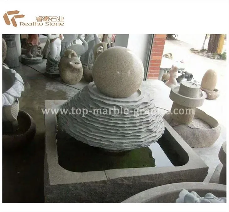 stone fountain Ball