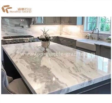 Goedkope Grigio Fantasy witte marmeren werkbladen