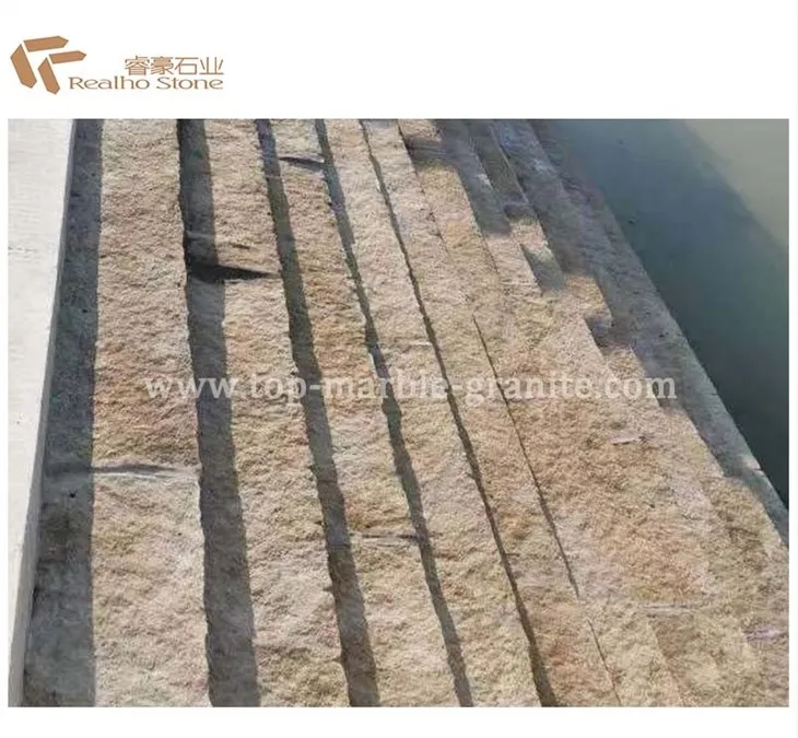 Granite step for pool